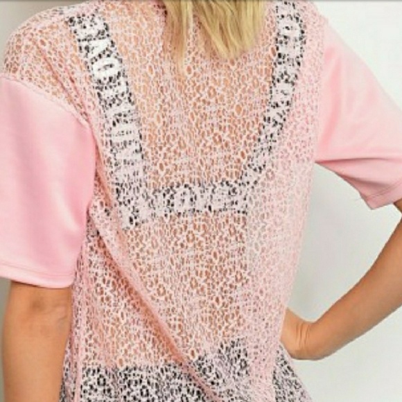 ♥"LOVE" Bralette w/Lace Top♥ - Picture 4 of 5